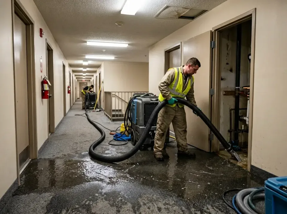 multi-unit-apartment-hallway-f-005 — frequently asked questions, Emergency Burst Pipe Water Extraction & Removal in River Ro…